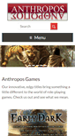Mobile Screenshot of anthroposgames.com